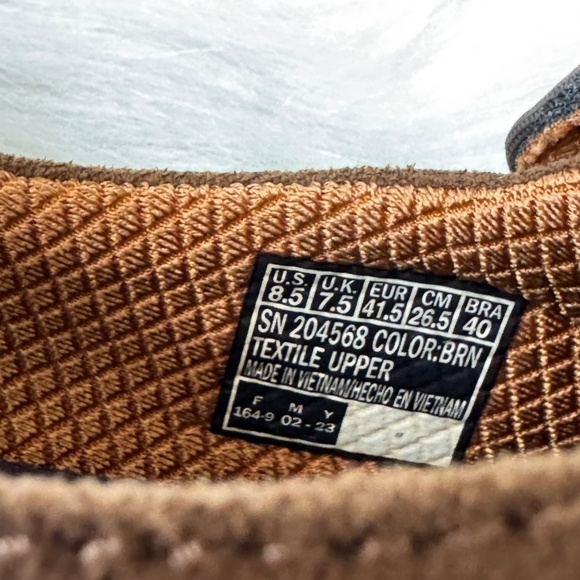 NWOB Skechers Proven–Renco Men’s Slip-On Shoes Brown Canvas & Suede Size‎ 8.5 main image 12